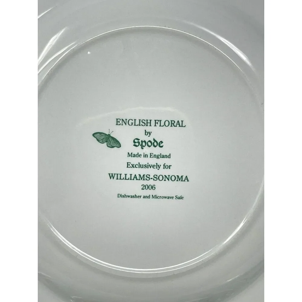 Spode Williams Sonoma English Floral 9